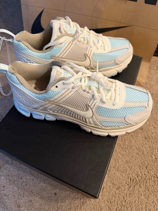 Nike Shoes - Nike Vomero 5 in Light Blue and White